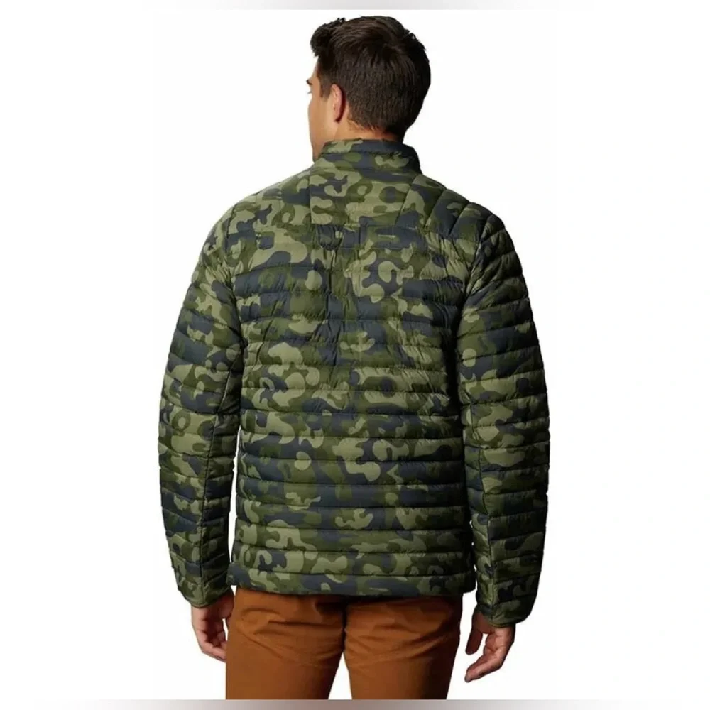 Mountain Hardwear Men Mt. Eyak 2 Jacket Insulated WR Dark Army Camo Size M